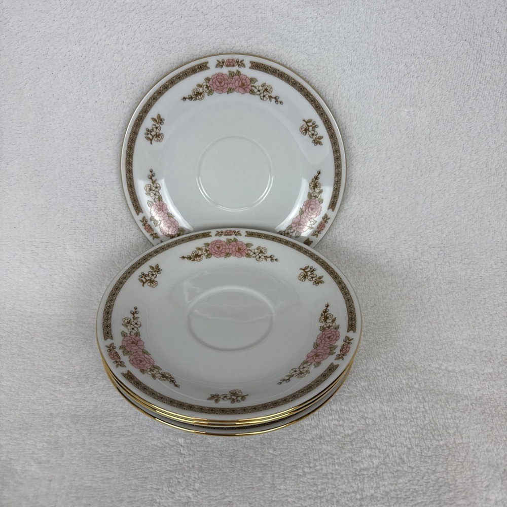 FairfieldFine China Replacement Saucer Floral Mist 6" Vintage